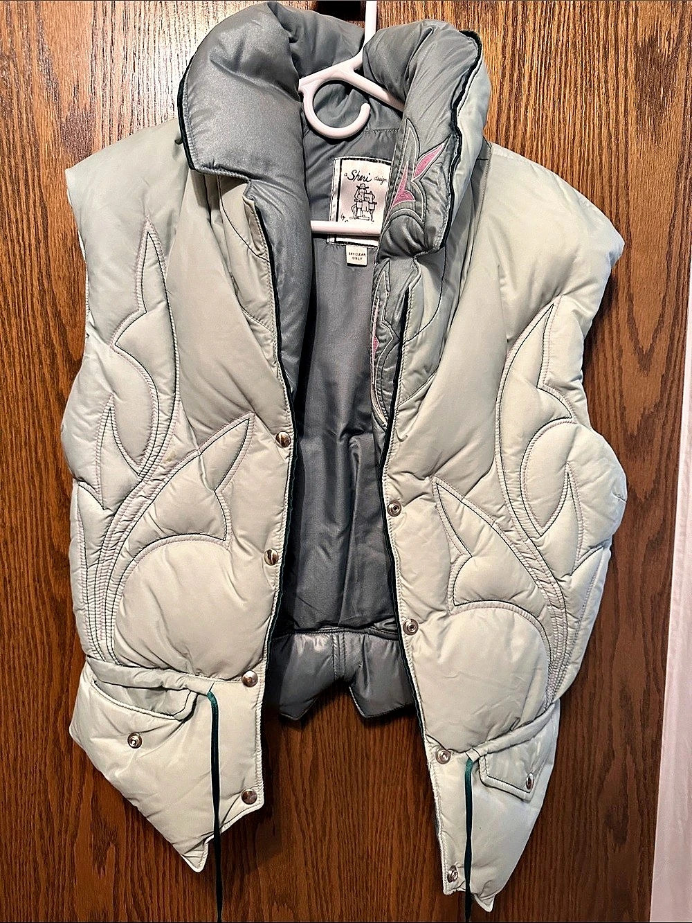 Quilted Embroidered Vest